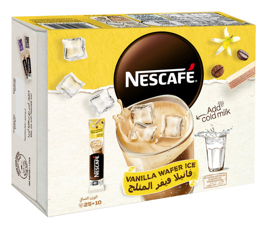 Nescafe Vanilla Wafer Ice 10 x 25g