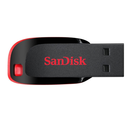 Sandisk USB 2.0 Cruzer Blade Flash Drive, 32 GB, SDCZ50-032G-B35