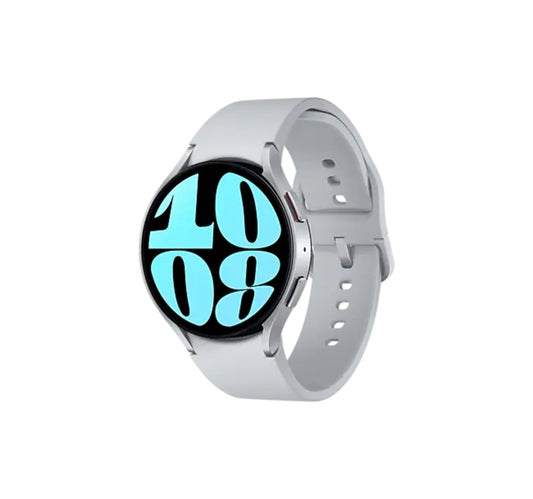 Samsung Galaxy Watch 6 LTE Smartwatch, 44 mm, Silver, SM-R945FZSAXSG
