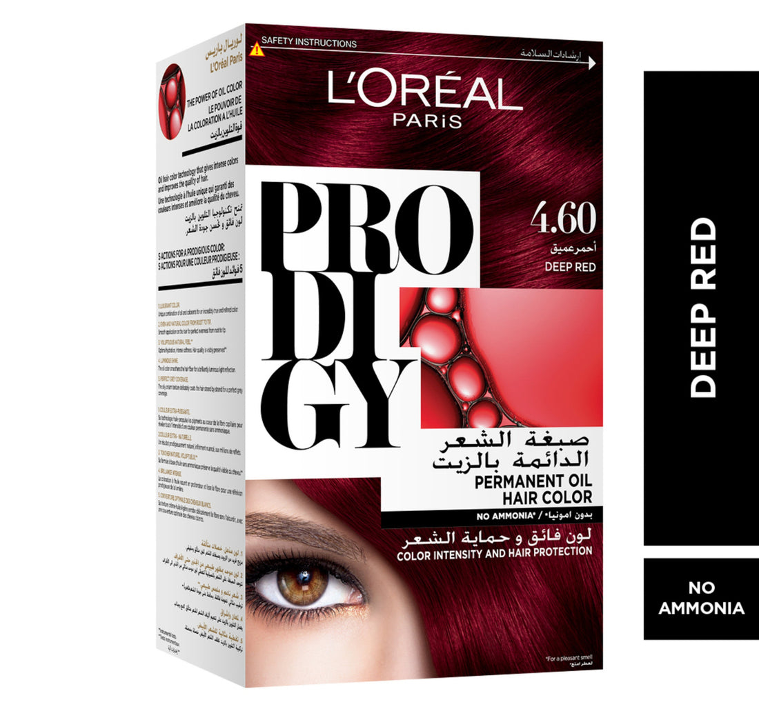 L'Oreal Paris Prodigy Hair Color 4.60 Deep Red 1 pkt