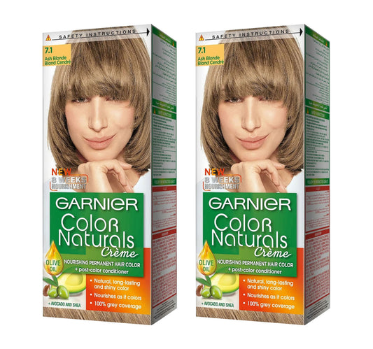 Garnier Color Naturals Crème 7.1 Ash Blonde Value Pack 2 x 1 pkt