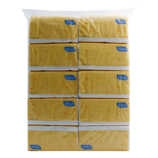 Bliss Soft Facial Tissue 1 ply 10 x 600 Sheets