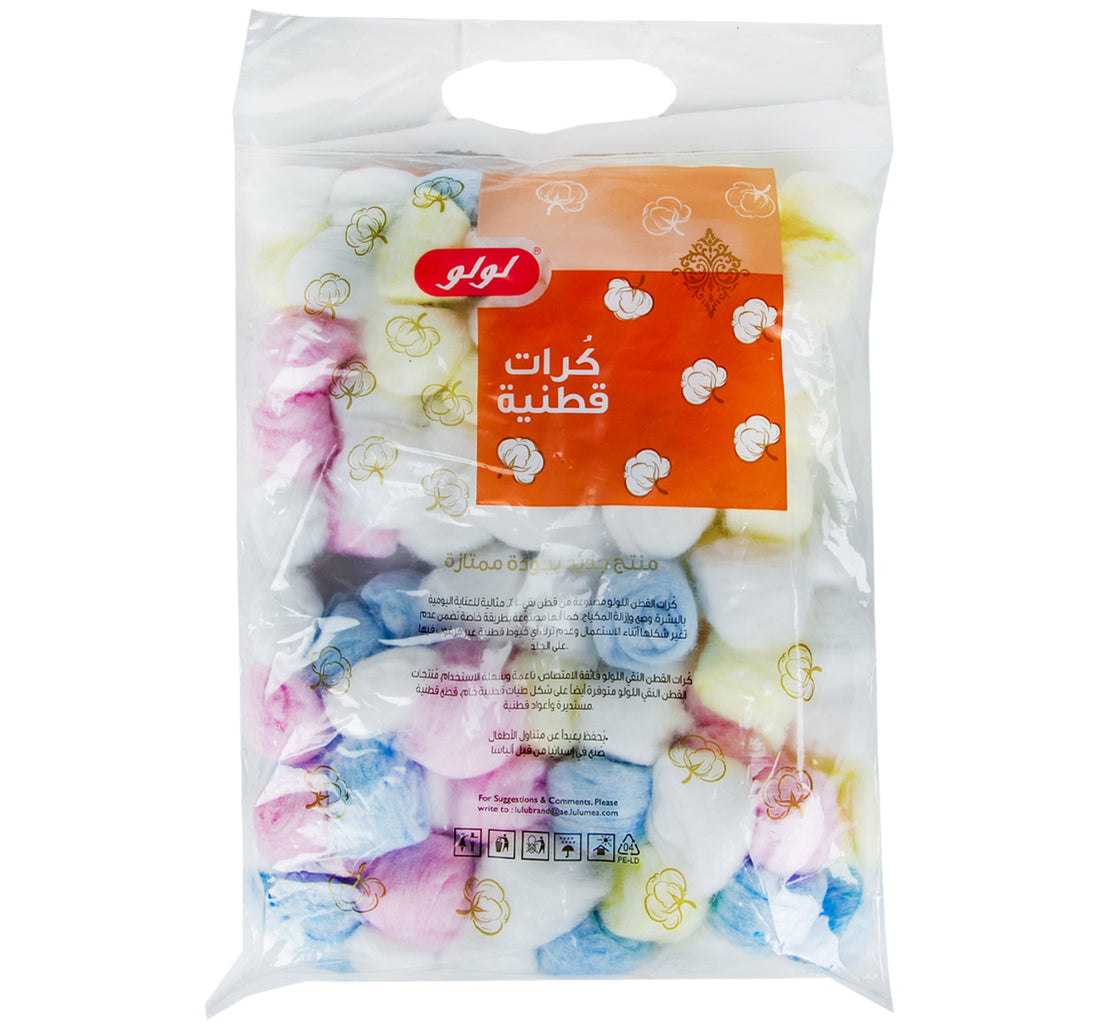 LuLu Color Cotton Balls 100 pcs
