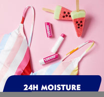 Labello Lip Balm Watermelon Shine 24H Melt-In Moisture with Shea Butter and Natural Oils 4.8 g