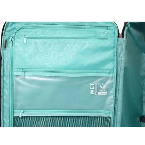 American Tourister Majores Soft Trolley with TSA Combination Lock, 83 cm, Blue