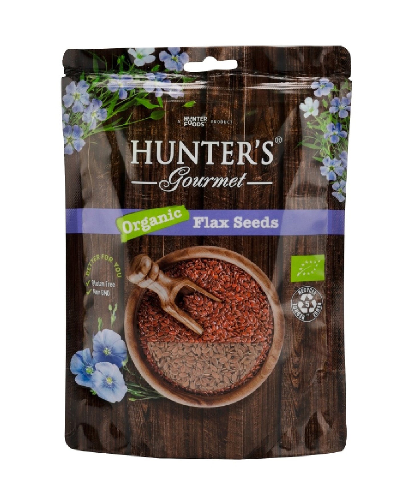 Hunter's Gourmet Organic Flax Seeds 300 g