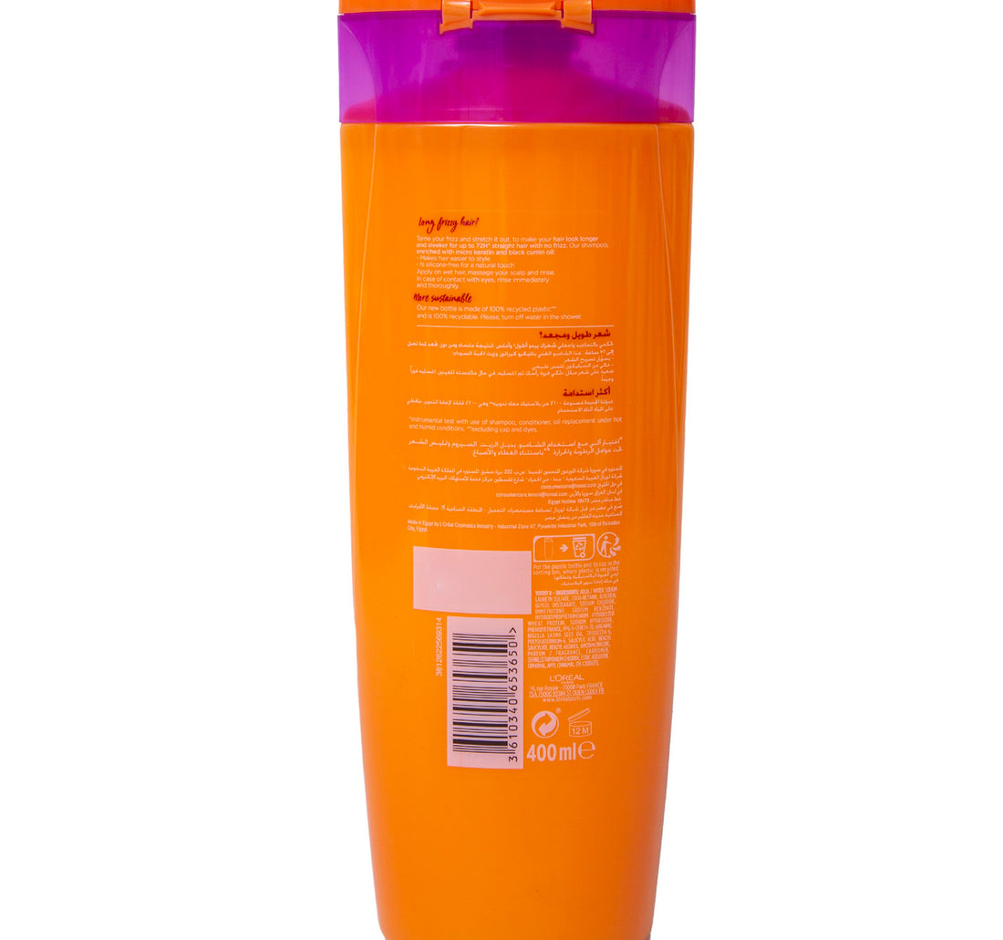 L'Oreal Paris Elvive Shampoo Dream Long Straightening Keratin 400 ml