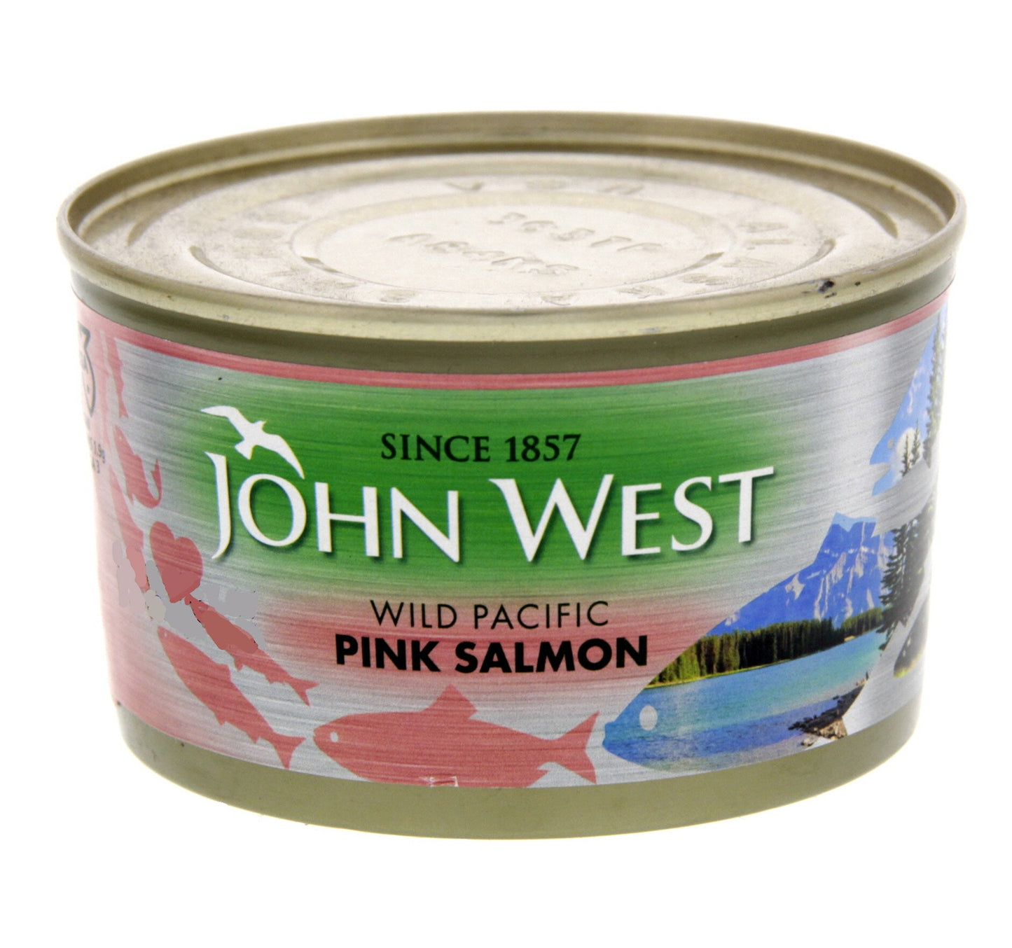 جون ويست سمك السلمون الوردي البري من المحيط الهادئ 213 جرام