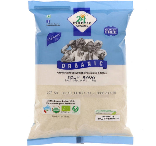 24 Mantra Organic Idly Rava 1 kg