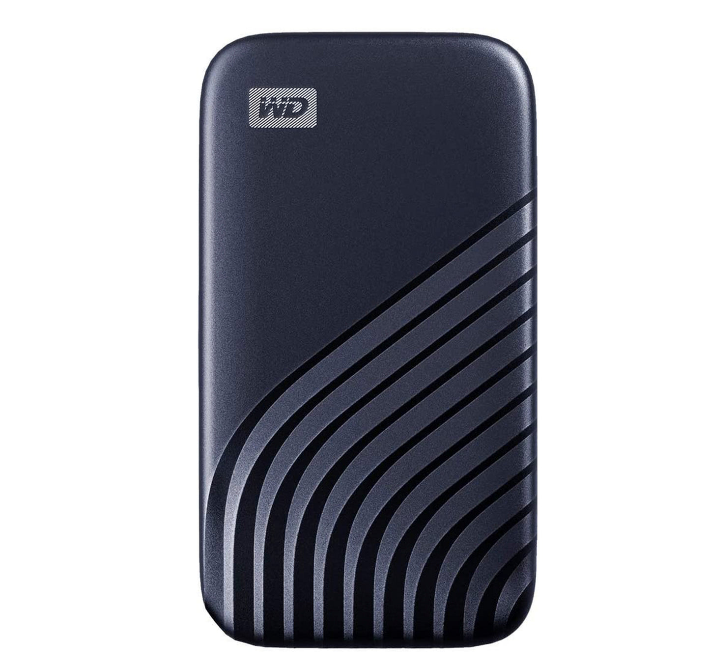 قرص My Passport™ SSD سعة 1 تيرابايت أزرق داكن، سرعة قراءة 1050 ميجابايت/ثانية، سرعة كتابة 1000 ميجابايت/ثانية، متوافق مع أجهزة الكمبيوتر الشخصية وأجهزة ماك