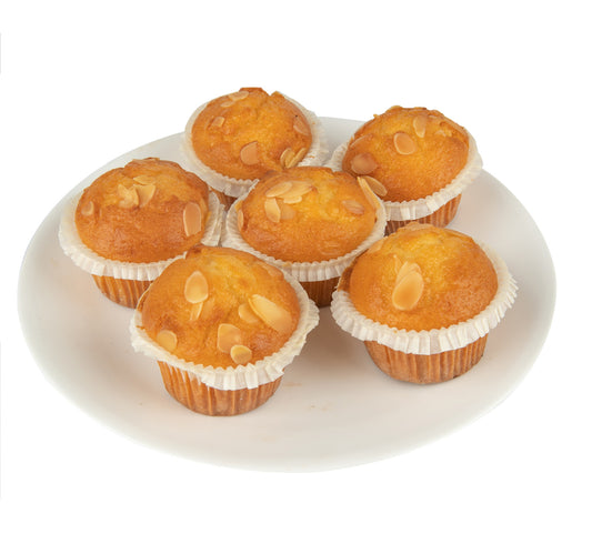 Almond Muffins 6 pcs