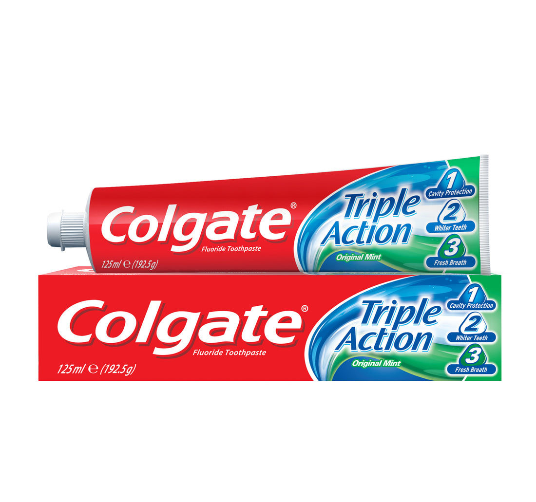 Colgate Toothpaste Triple Action Original Mint 125 ml