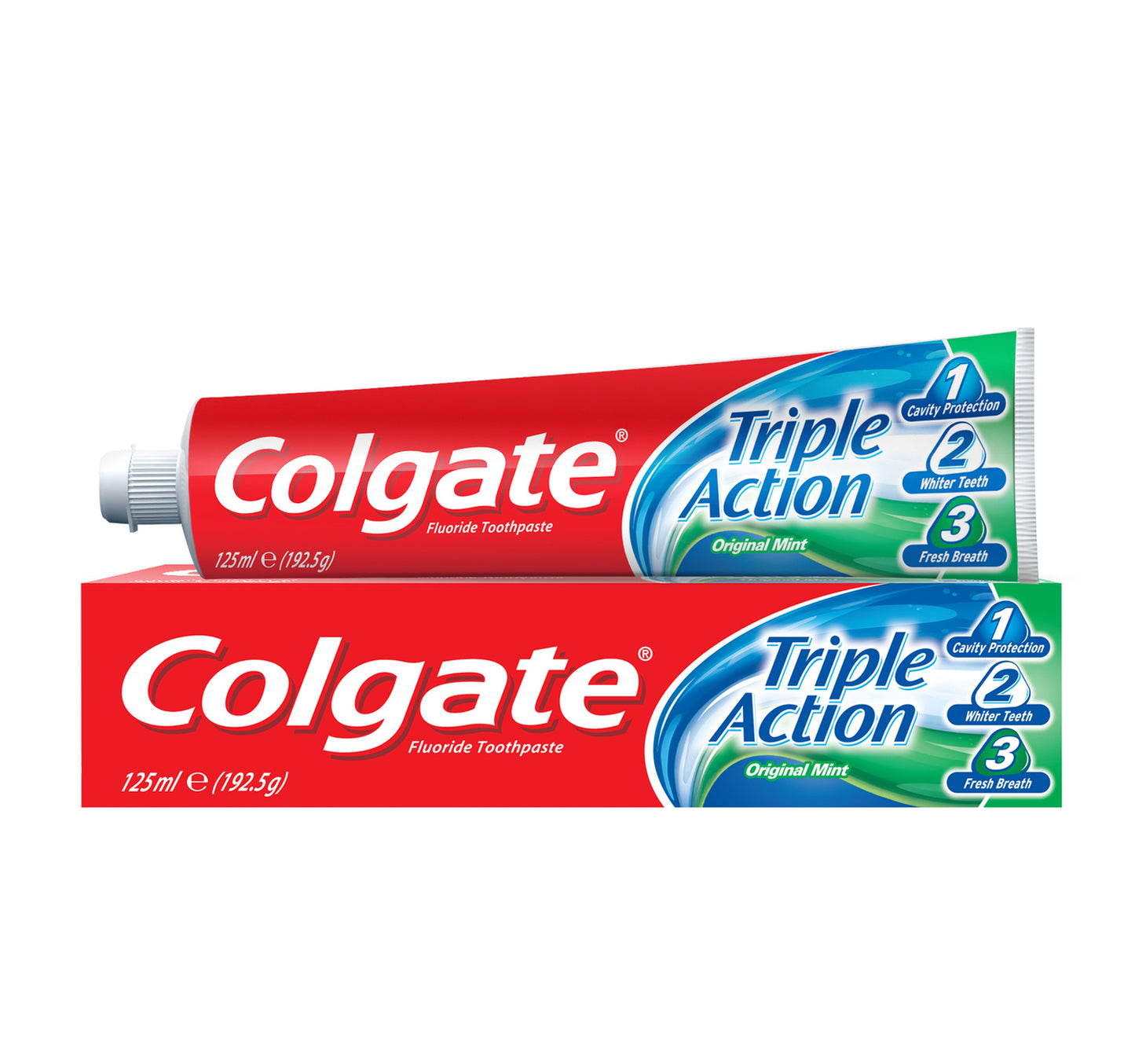 Colgate Toothpaste Triple Action Original Mint 125 ml