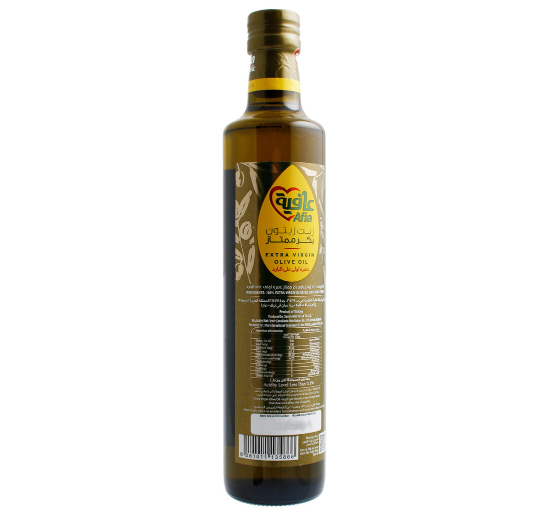 Afia Extra Virgin Olive Oil Cold Pressed 500 ml