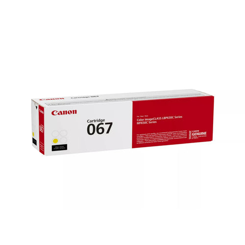 Canon Toner Cartridge, Yellow, 067