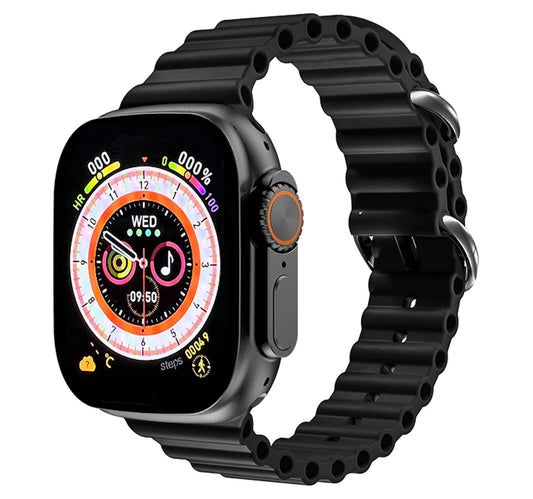 Totu Ultra GS8 2.05 inches Smartwatch, Black