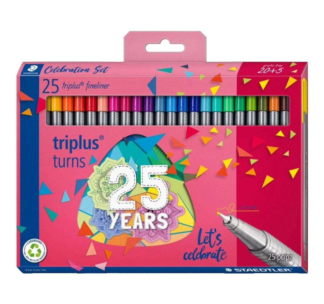 Staedtler Fineliner Triplus Celebration Set 20 + 5 Colours