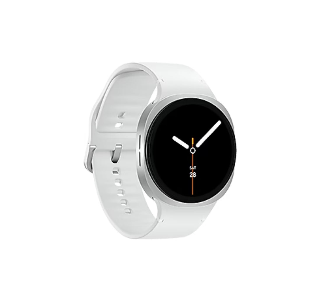 Samsung Galaxy Watch8 Smartwatch, 44mm, LTE, Silver, SM-L335FZSAXSG