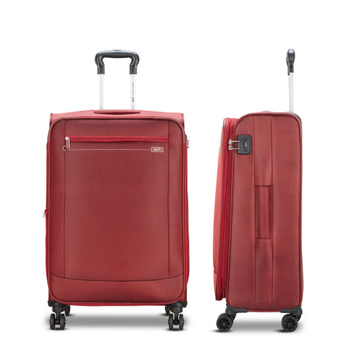 VIP Knight 4 Wheel Soft Trolley 55cm Red