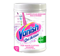 Vanish Oxi Action Stain Remover Powder White Clothes 450 g