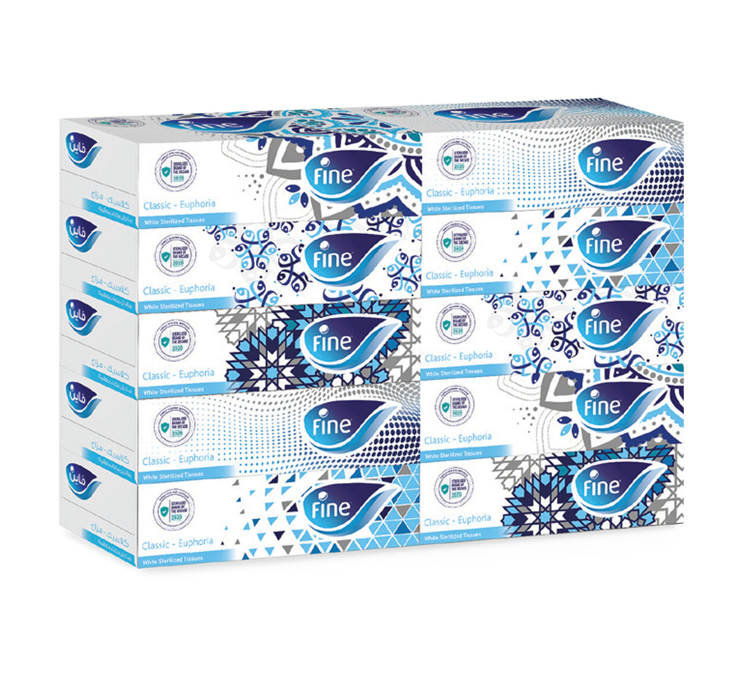 Fine Facial tissue 130 Sheets x 2 Ply 7+3