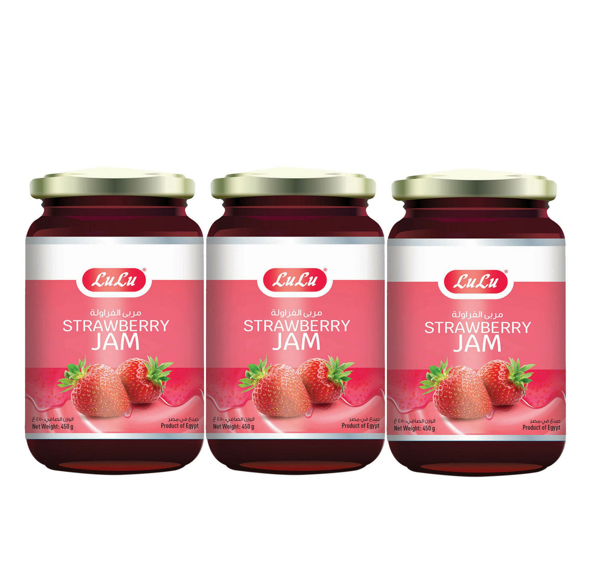 LuLu Jam Strawberry 3 x 450 g – Shefs