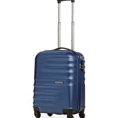 American Tourister Preston 4 Wheels Hard Trolley, 67 cm, Blue