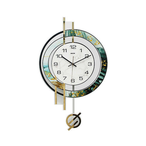 Maple Leaf Metal Wall Clock NYK057