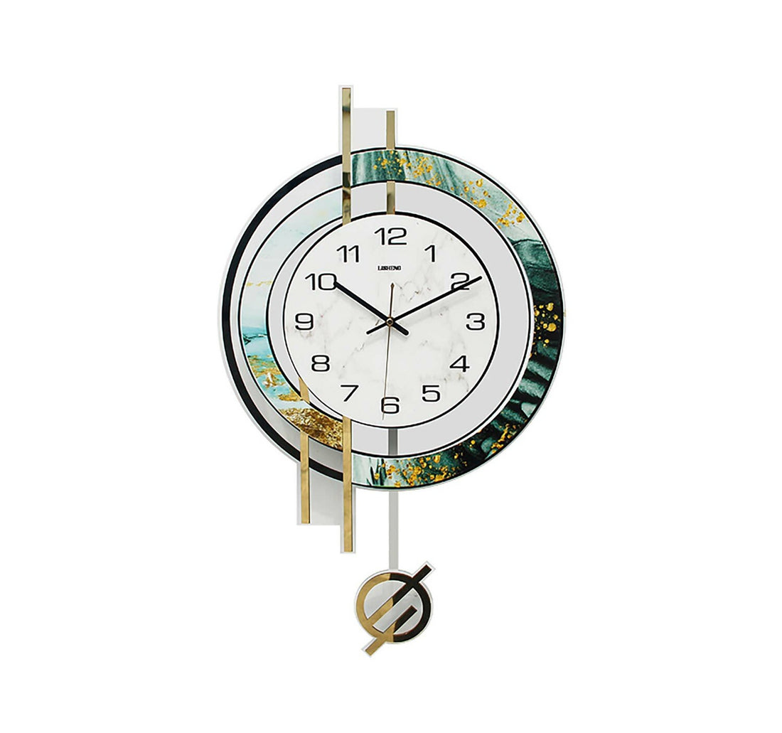 Maple Leaf Metal Wall Clock NYK057