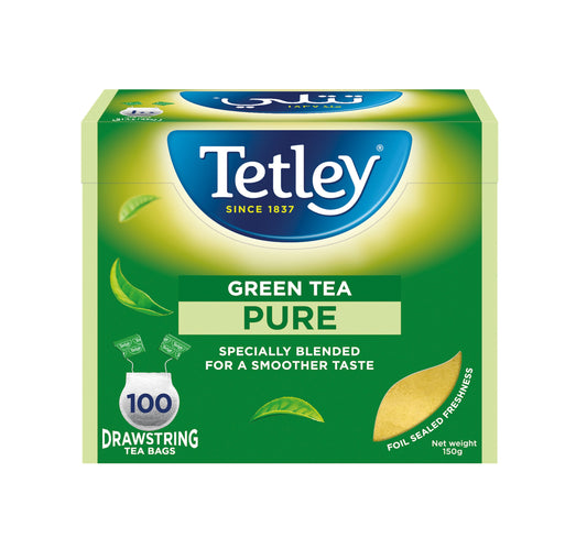 Tetley Drawstring Green Teabags 100pcs