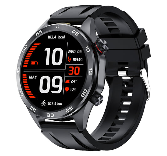 X.Cell Smartwatch Elite-5 Silicone Strap Black