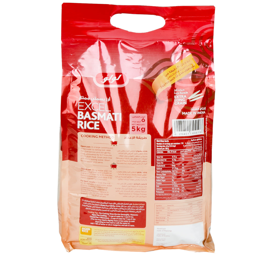 LuLu Excel Basmati Rice 5 kg