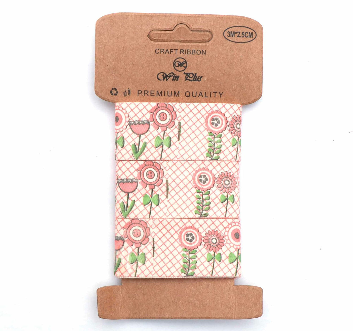 Win Plus Craft Ribbon 3mx2.5cm CFR39C