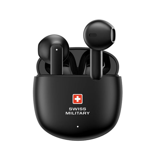 Swiss Military True Wireless Earbuds Victor 6 Black Lulu Hypermarket
