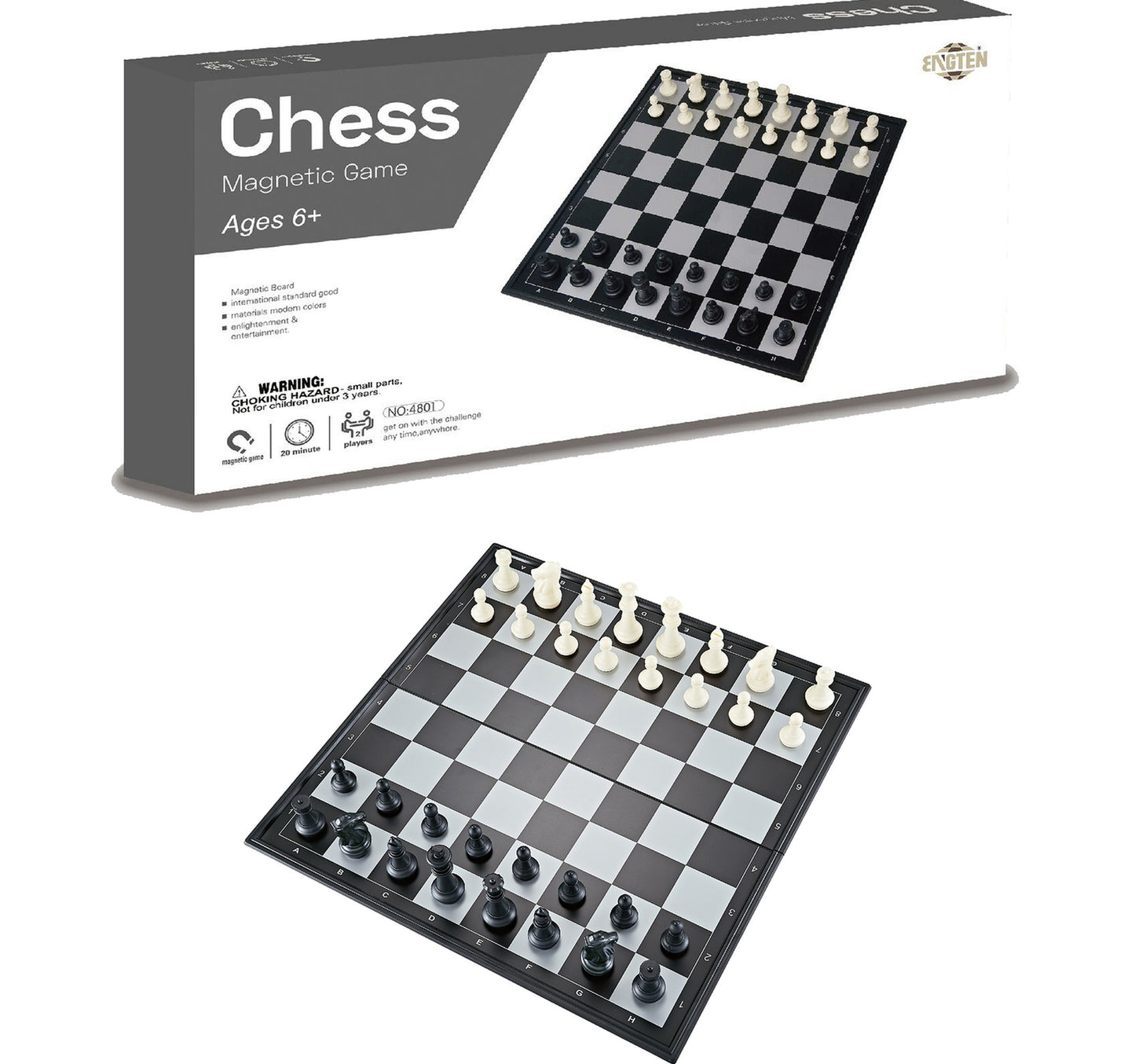 مجموعة رقعة الشطرنج المغناطيسية سكيد فيوجن 4801