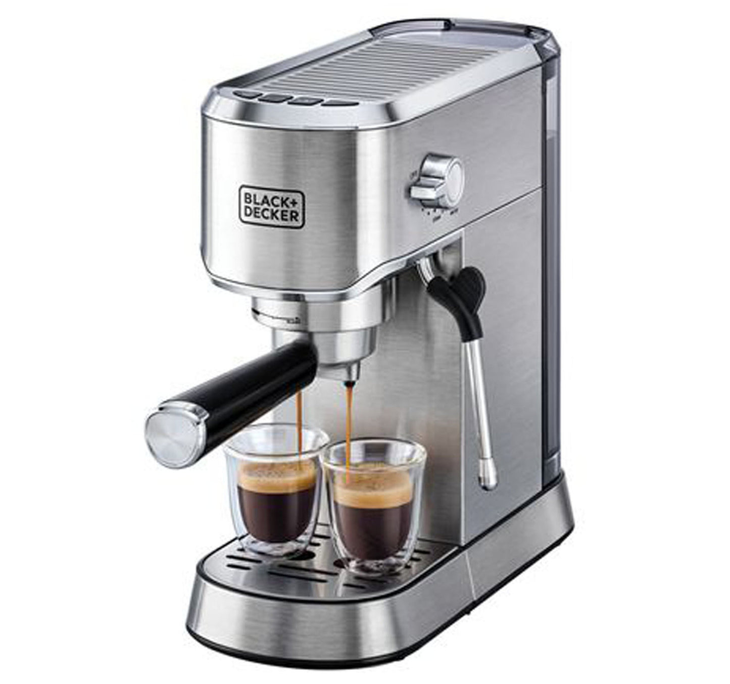 Black+Decker Espresso Maker 1450W 1 L Silver ECM150