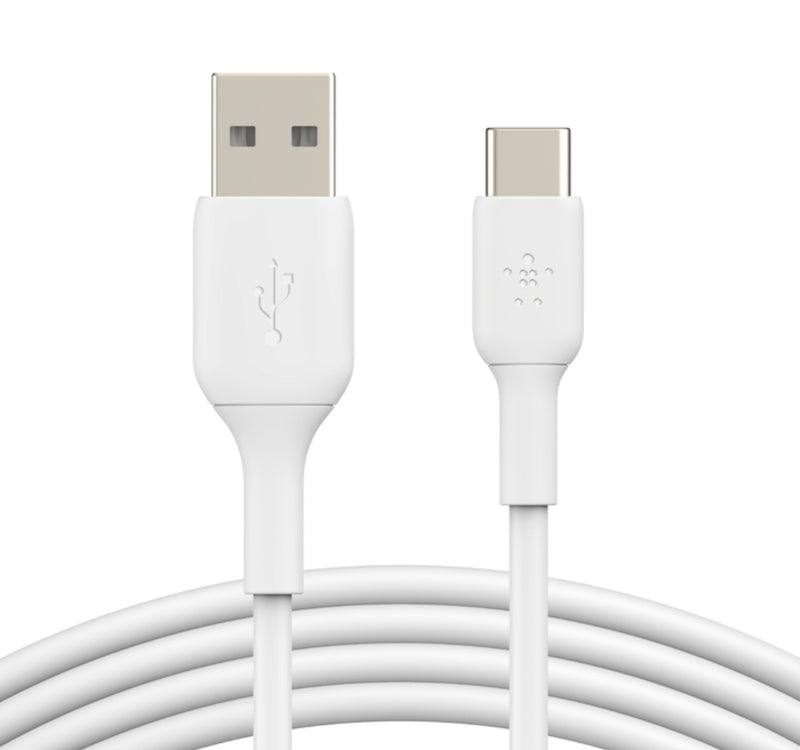 Belkin Boost Charge USB-C to USB-A Cable, White, 1 m, CAB001BT Lulu Hypermarket