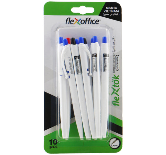 Flex Office Smooth Ink Pen FOGELB036 0.7 10pcs