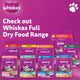 Whiskas Tuna and Salmon Flavour Cat Dry Food Bag 1.2 kg