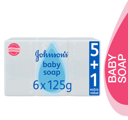 Johnson's Baby Soap 6 x 125 g