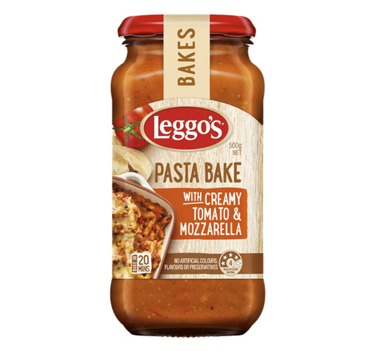 Leggo's Pasta Bake with Creamy Tomato and Mozzarella 500 g