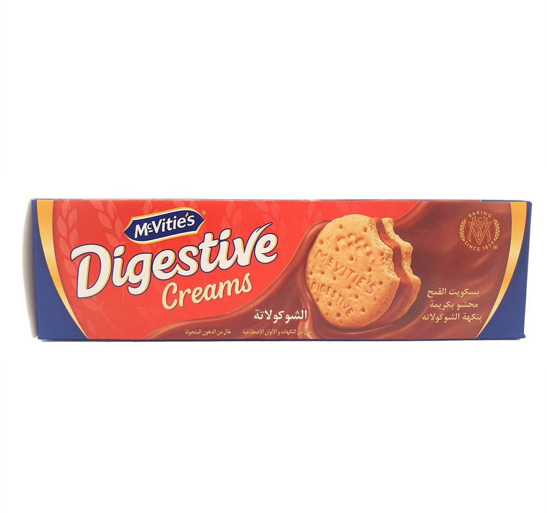 McVitie's Digestive Chocolate Cream Filled Wheat Biscuits 100 g