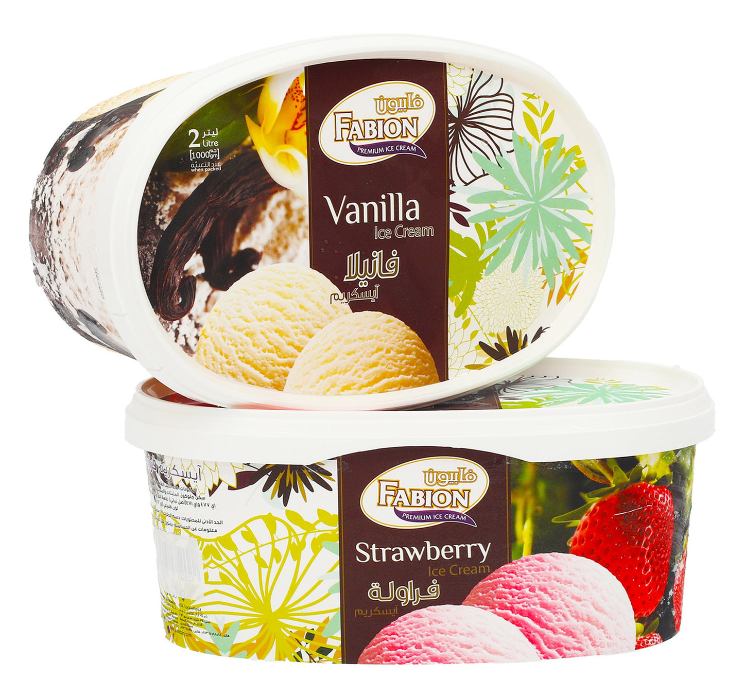Fabion Ice Cream Assorted 2 x 2 Litres