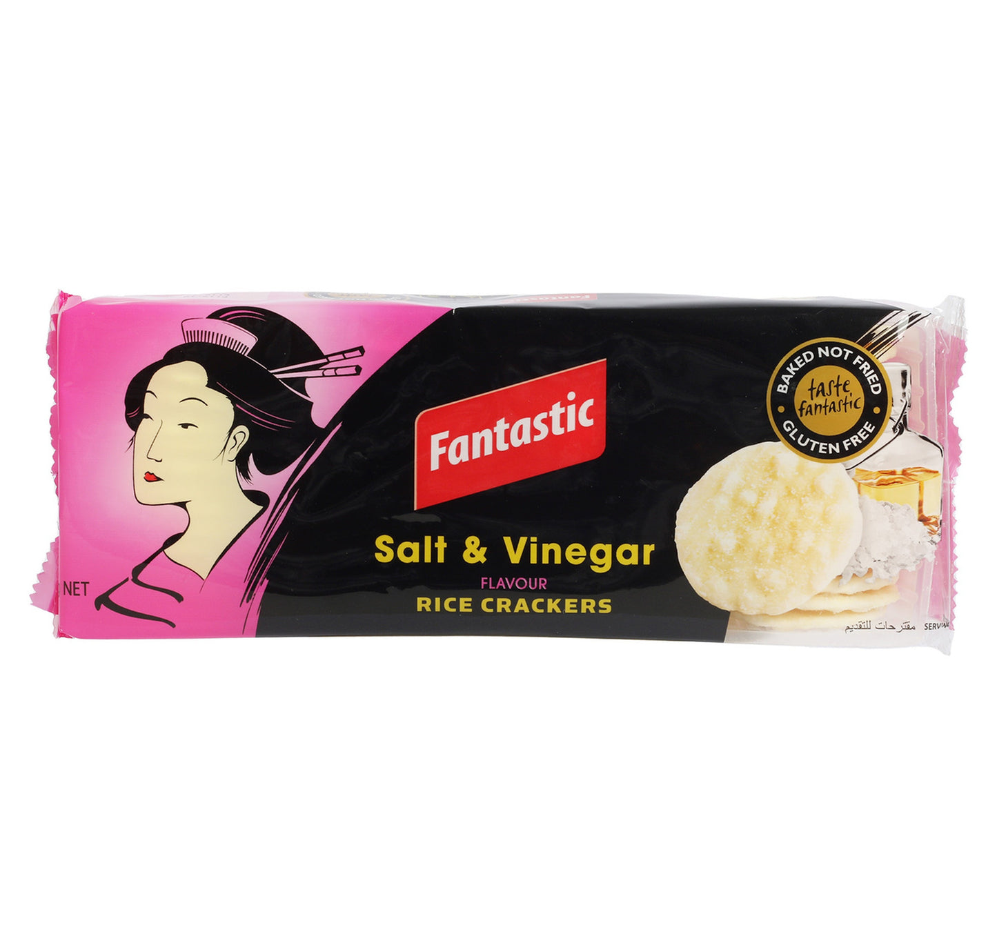 Fantastic Salt & Vinegar Rice Crackers 100 g