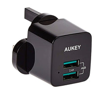 Aukey PA-U32 12W Universal Dual Port AiPower Mini Portable Travel Charger
