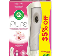 معطر جو إيرويك فريش ماتيك أوتو سبراي برائحة زهر الكرز النقي عبوة اقتصادية 250 مل