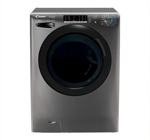 Candy Front Load Washing Machine, 10 kg, 1400 RPM, Anthracite, CSO4106TWMBR-19