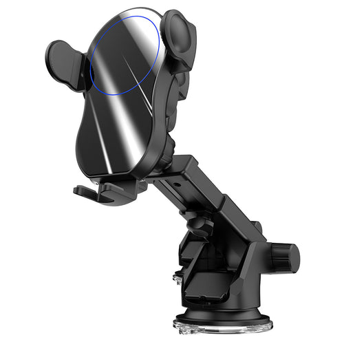 Trands Wireless Charging Car Holder, Black, TR-HO5617 Lulu Hypermarket