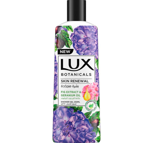 Lux Botanicals Skin Renewal Body Wash Fig Extract And Geranium Oil 250 ml