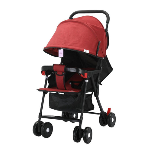 Happy Well Foldable Baby Stroller 772-A Red A24